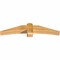 Ekena Millwork Bellingham Rough Sawn Timber Gable Bracket, Western Red Cedar, 60"W x 12"H x 6"D x 6"F, 5/12 Pitch GBW060X12X0606BEL00RWR - alternate 3